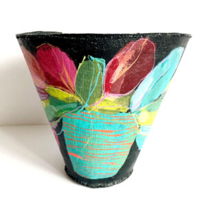 Black/Multicoloured Tulips